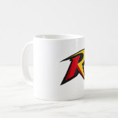 Robin geïnspireerd logo  koffiemok (Voorkant links)