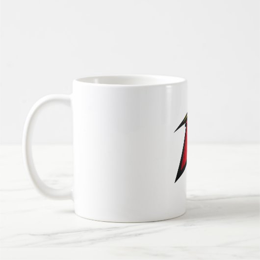 Robin geïnspireerd logo  koffiemok (Links)