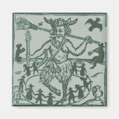 Robin Goodfellow (1629) - groen Magneet (Voorkant)