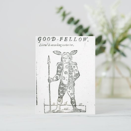 Robin Goodfellow Briefkaart (Staand voorkant)