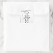 Robin Goodfellow Vierkante Sticker (Tas)