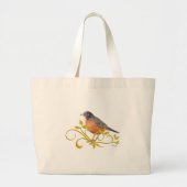 Robin Grote Tote Bag (Voorkant)