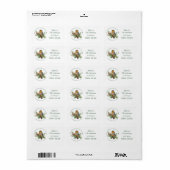 Robin, heilig, denke kerstcadeaulabel etiket (Full Sheet)