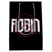 Robin Hi-Tech Naam Grafisch ontwerp Medium Cadeauzakje (Achterkant)