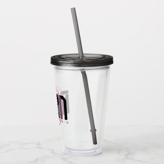 Robin Hi-Tech Naam Graphic Acryl Drinkbeker (Links)