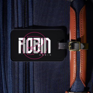 Robin Hi-Tech Naam Graphic Bagagelabel