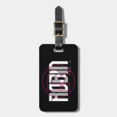 Robin Hi-Tech Naam Graphic Bagagelabel (Voorkant verticaal)