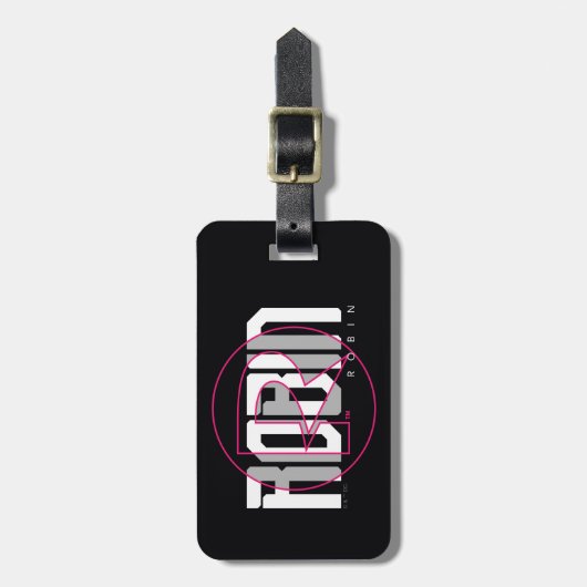 Robin Hi-Tech Naam Graphic Bagagelabel (Voorkant verticaal)