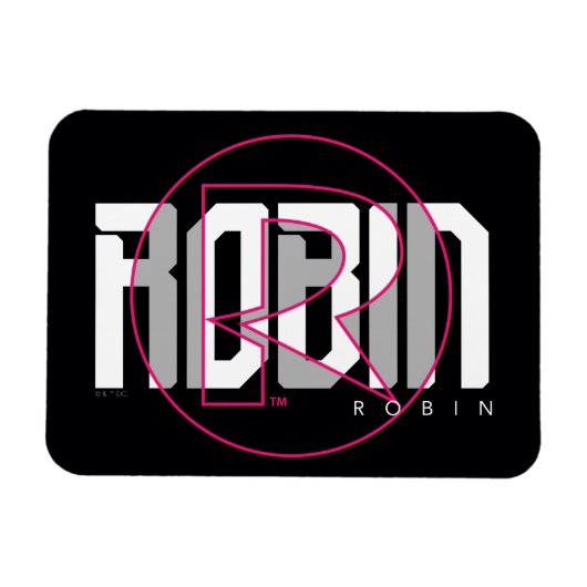 Robin Hi-Tech Naam Graphic Magneet (Horizontaal)