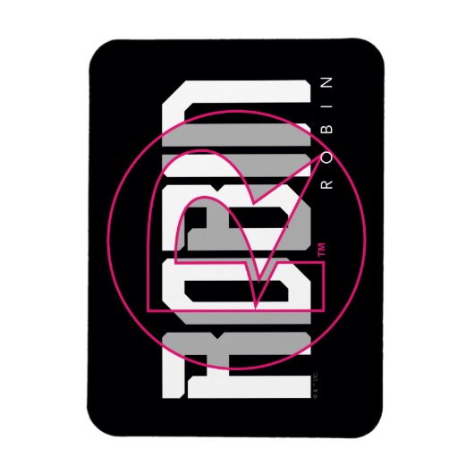 Robin Hi-Tech Naam Graphic Magneet (Verticaal)