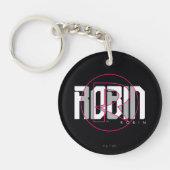 Robin Hi-Tech Naam Graphic Sleutelhanger (Voorkant)