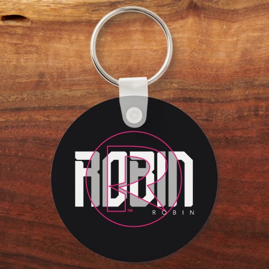 Robin Hi-Tech Naam Graphic Sleutelhanger (Achterkant)