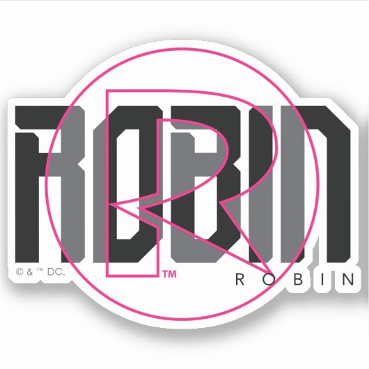 Robin Hi-Tech Naam Graphic Sticker (Voorkant)