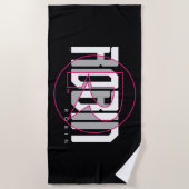 Robin Hi-Tech Naam Graphic Strandlaken (Voorkant)