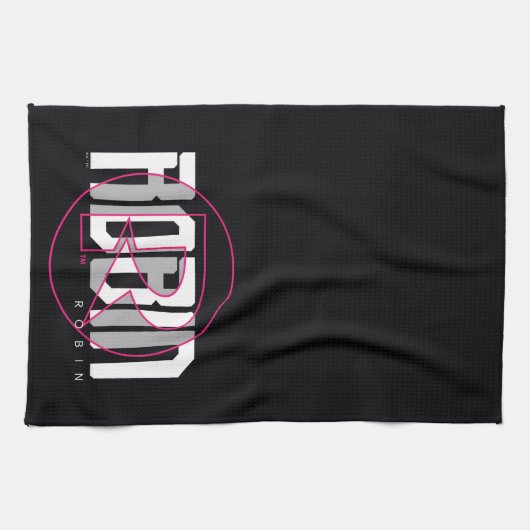 Robin Hi-Tech Naam Graphic Theedoek (Horizontaal)