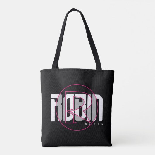 Robin Hi-Tech Naam Graphic Tote Bag (Achterkant)