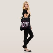 Robin Hi-Tech Naam Graphic Tote Bag (Op model)