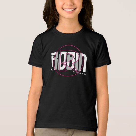 Robin Hi-Tech Naam Graphic Tri-Blend Shirt (Voorkant)