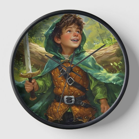 Robin Hood afgebeeld als een kind (Voorkant)