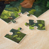 Robin Hood afgebeeld als een kind Legpuzzel (Zijkant)