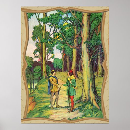 Robin Hood And Little John Poster (Voorkant)