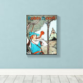 Robin Hood Antiek Illustration Merry Mannen Canvas Afdruk (Insitu (Houten vloer))