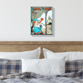 Robin Hood Antiek Illustration Merry Mannen Canvas Afdruk (Insitu (Slaapkamer))