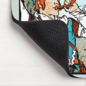 Robin Hood Antiek Illustration Merry Mannen Muismat (Hoek)