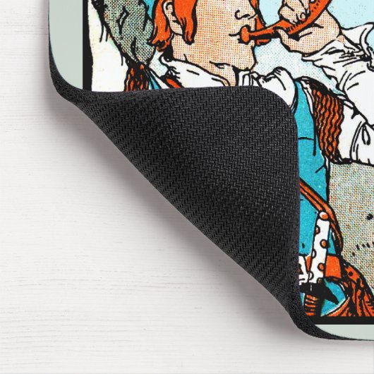 Robin Hood Antiek Illustration Merry Mannen Muismat (Hoek)