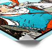 Robin Hood Antiek Illustration Merry Mannen Poster (Hoek)