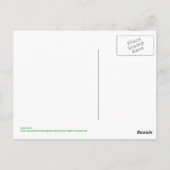 Robin Hood bemoedigend briefkaart (Achterkant)