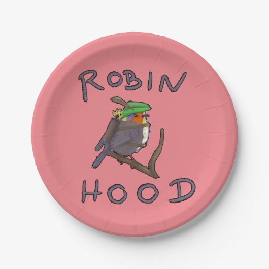 Robin Hood bird Papieren Bordje (Voorkant)