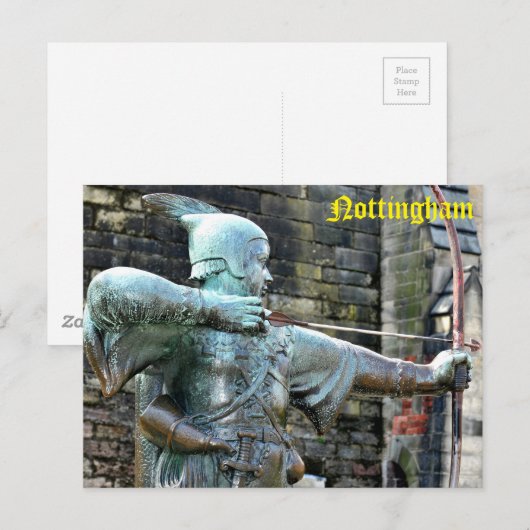 Robin Hood Briefkaart (Voorkant / Achterkant)