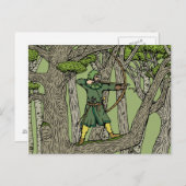 Robin Hood Briefkaart (Voorkant / Achterkant)