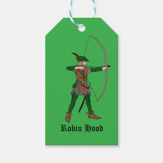 Robin Hood Cadeaulabel (Voorkant)