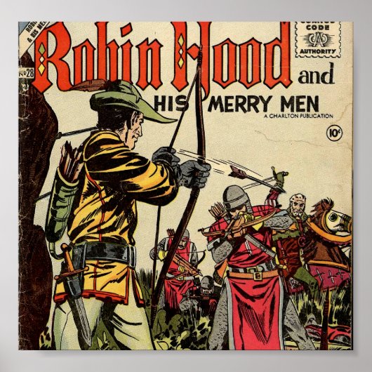 Robin Hood Comic Book Poster (Voorkant)
