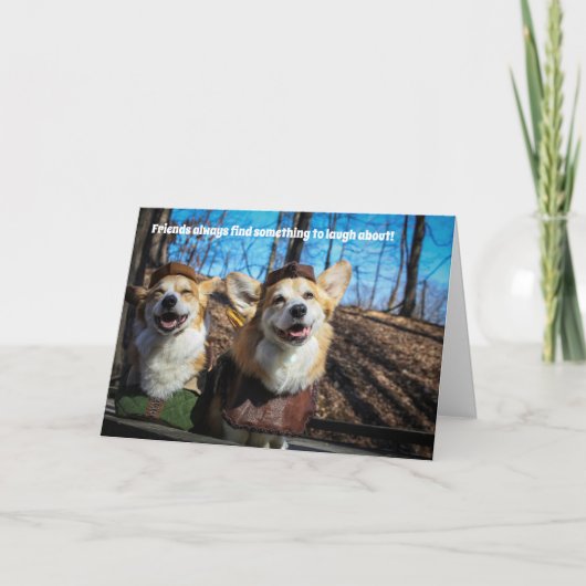 Robin Hood Corgi Friends Kaart (Voorkant)