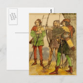 Robin Hood  Design Briefkaart (Voorkant / Achterkant)