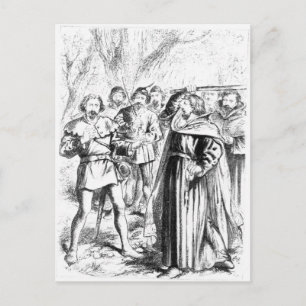 Robin Hood en King Richard I Briefkaart