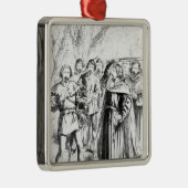 Robin Hood en King Richard I Metalen Ornament (Rechts)