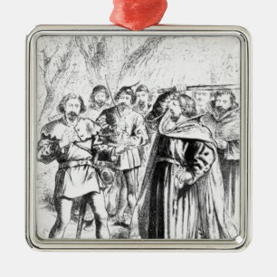 Robin Hood en King Richard I Metalen Ornament