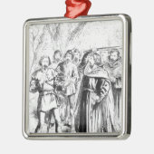 Robin Hood en King Richard I Metalen Ornament (Links)
