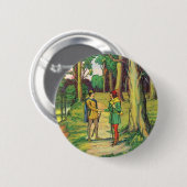 Robin Hood en Kleine Jan Ronde Button 5,7 Cm (Voorkant /achterkant)