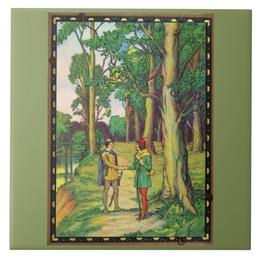 Robin Hood en Kleine Jan Tegeltje (Voorkant)
