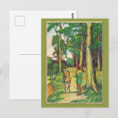 Robin Hood en Little John Briefkaart (Voorkant / Achterkant)