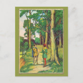 Robin Hood en Little John Briefkaart (Voorkant)