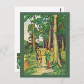 Robin Hood en Little John Briefkaart (Voorkant / Achterkant)