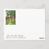 Robin Hood en Little John Briefkaart (Achterkant)