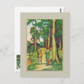 Robin Hood en Little John Briefkaart (Voorkant / Achterkant)