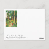 Robin Hood en Little John Briefkaart (Achterkant)